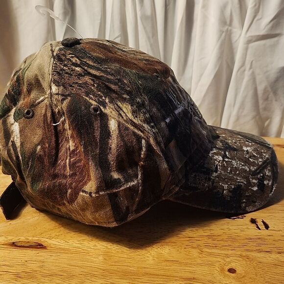 Bass Pro Shops RealTree Camo Deer Velcroback Hat - New - Picture 6 of 8